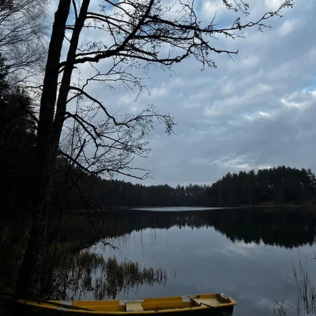 Feriehus Na Zboczu - Rodzinny W Lesie Na Mazurach Z Basenem I Sauna